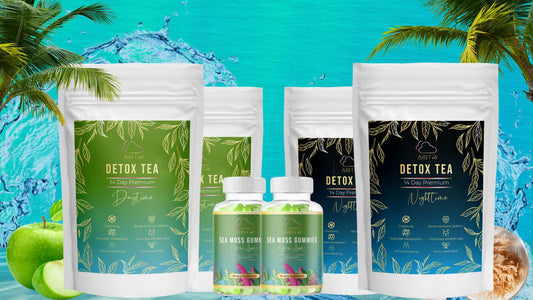 28 Day Detox Daytime and Night Time Tea + Sea Moss Gummies