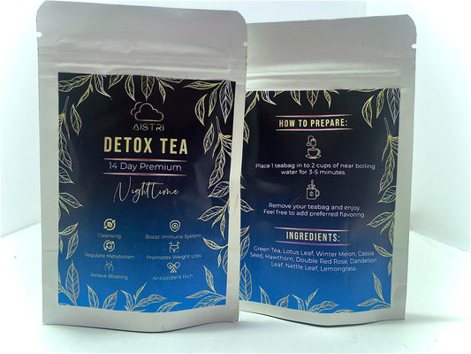 14 Day Detox Night Time Tea + Sea Moss Gummies